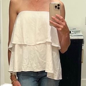 MLM Label strapless linen top